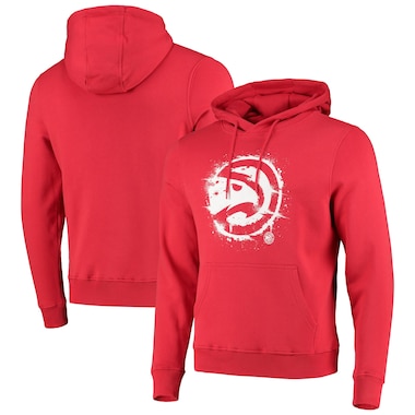 Atlanta Hawks Graphic Splatter Hoodie - Uni Red - Mens