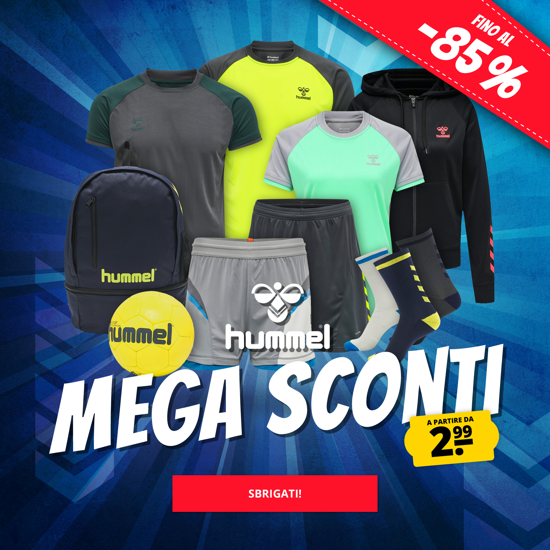 hummel Mega Sconti a partire da 2,99 €