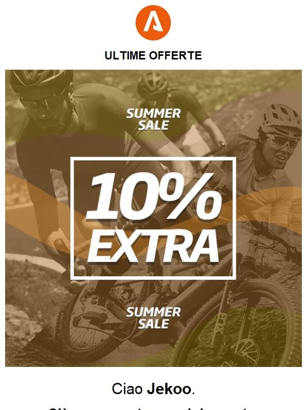 EXTRA 10% di sconto su articoli già in saldo 💥