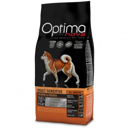 Optimanova Salmone e Patate GRAIN FREE per Cani