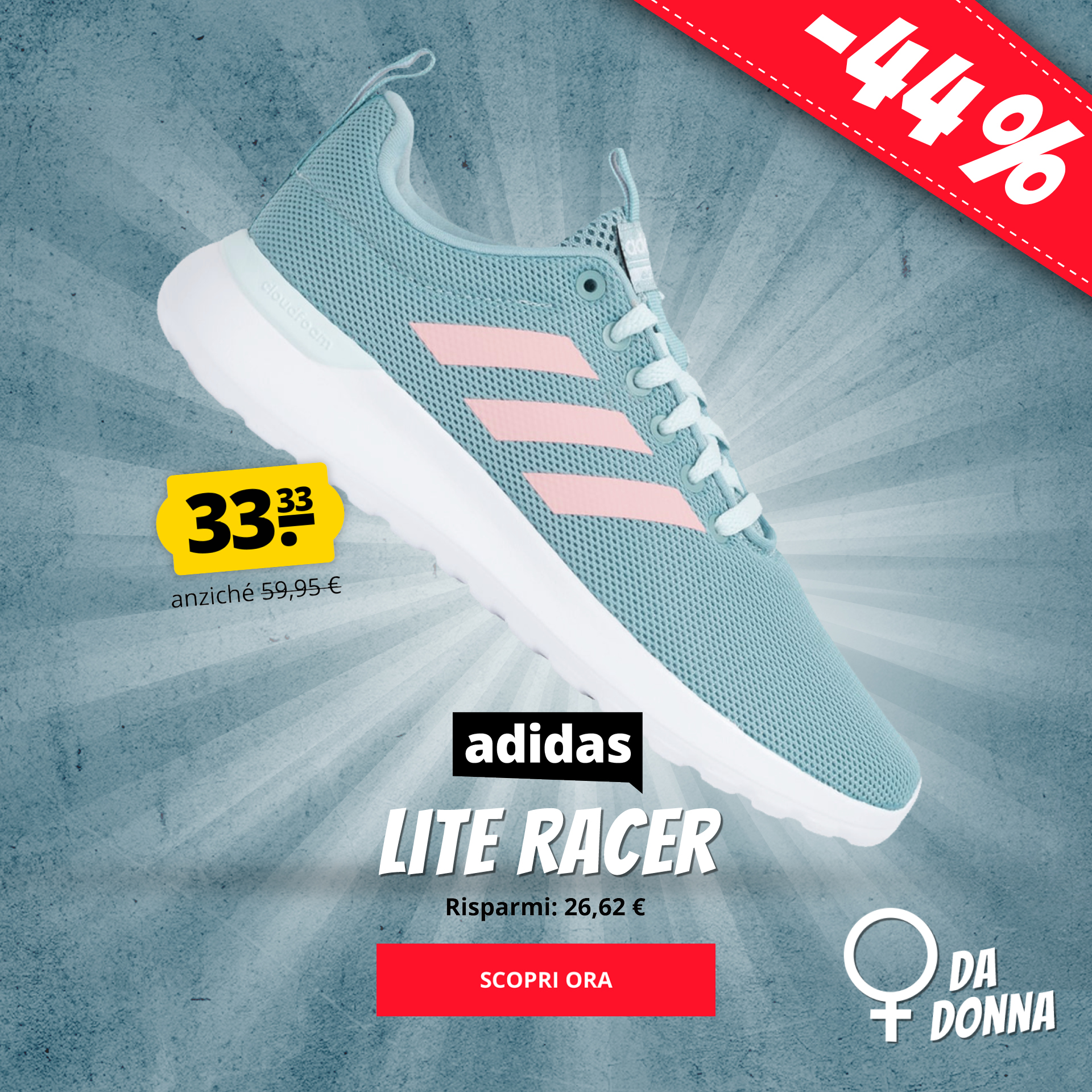 adidas Lite Racer solo 33,33 €