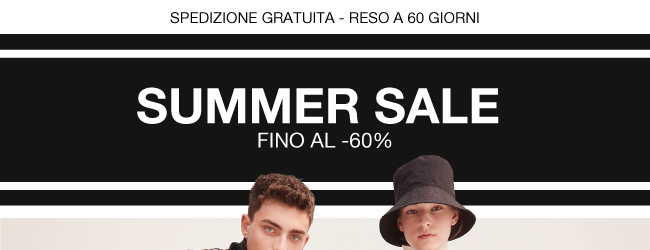 clicca qui e risparmia fino al 60% con saldi la spedizione ? gratis