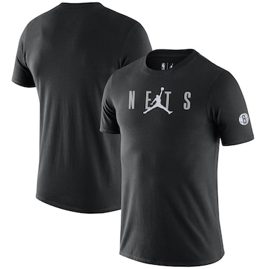 Brooklyn Nets Jordan Statement Wordmark T-Shirt - Mens