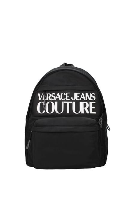 Versace Jeans Backpack and bumbags couture Men Polyurethane Black