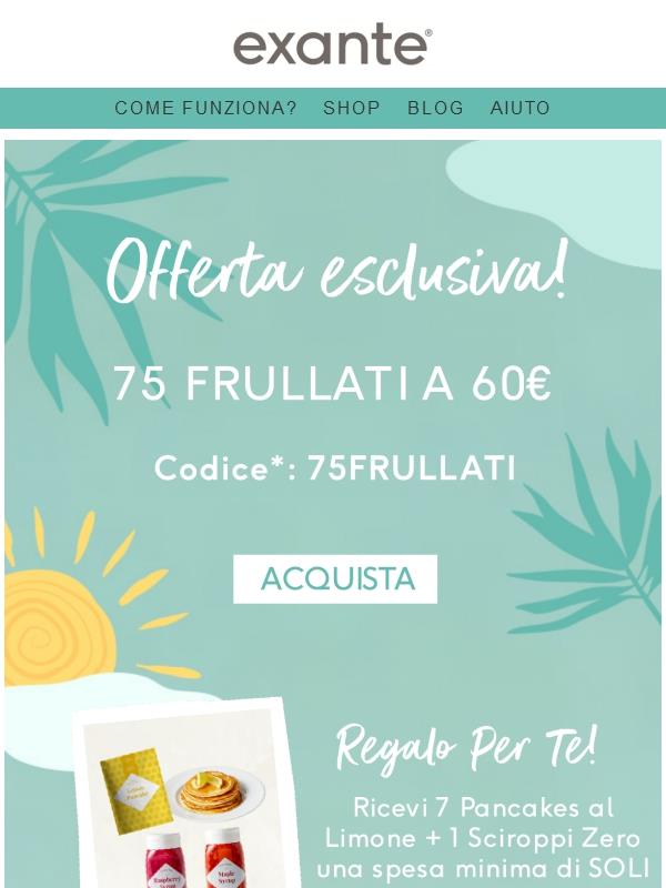 75 Frullati! SOLO 0.80€