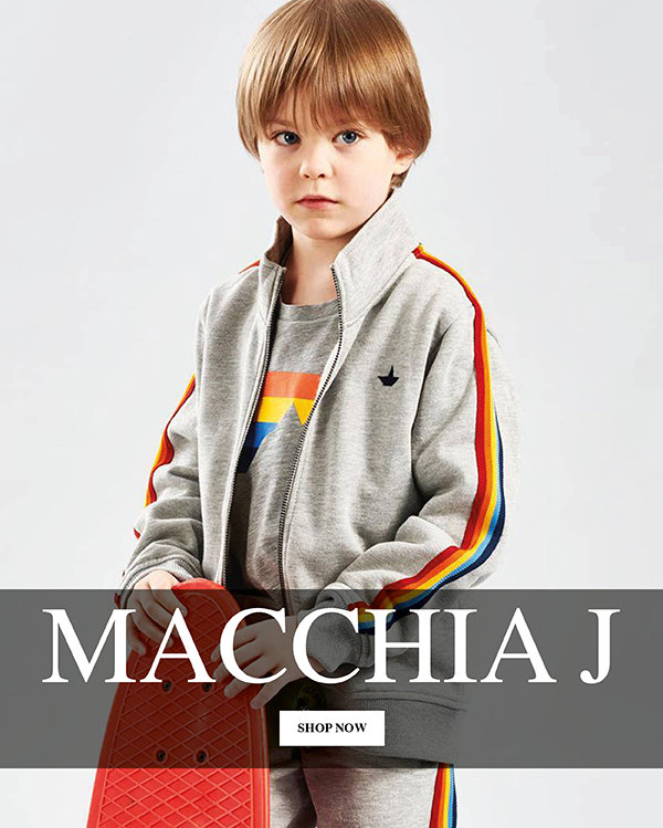 Nuova collezione Macchia J abbigliamento bambini