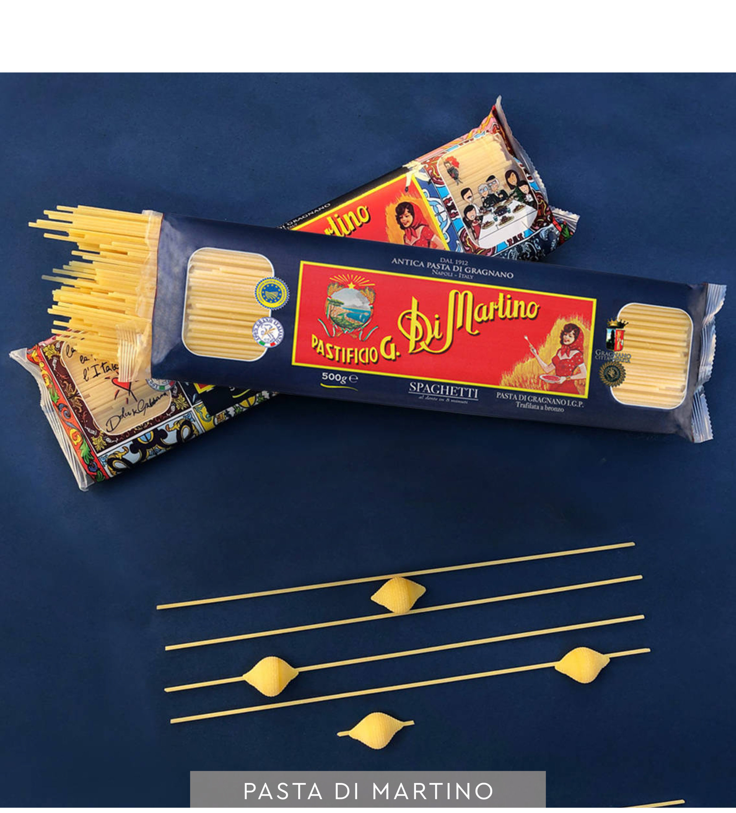 Pasta Di Martino, Pasta di Gragnano trafilata al bronzo, pasta bio e pasta integrale