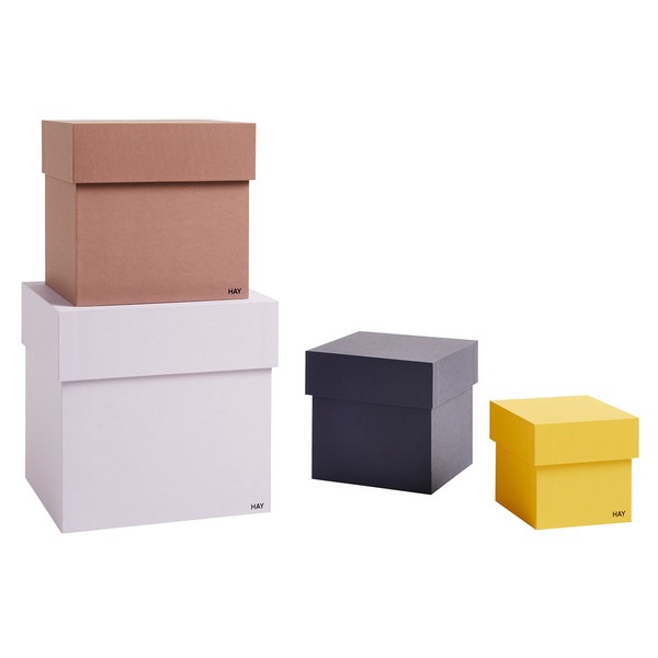 Box Box storage boxes 4 pcs, lavender