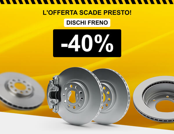 Dischi freno -40%