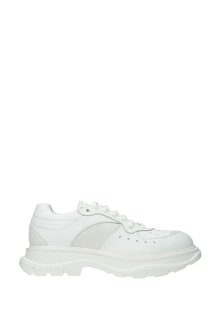 Alexander McQueen Sneakers Men Leather White