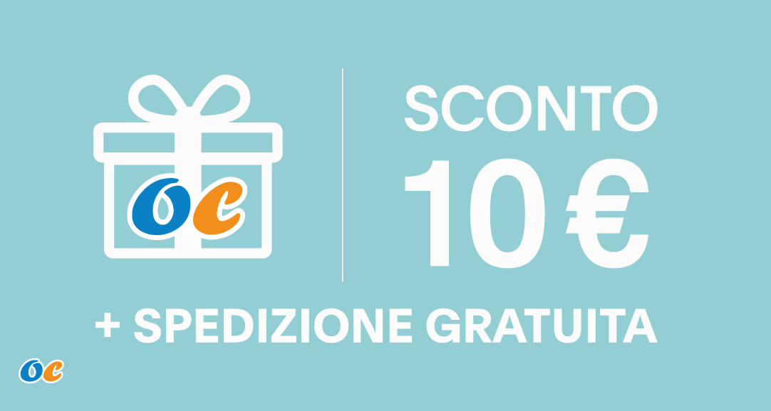 coupon 10€ e spedizione gratuita da 59€