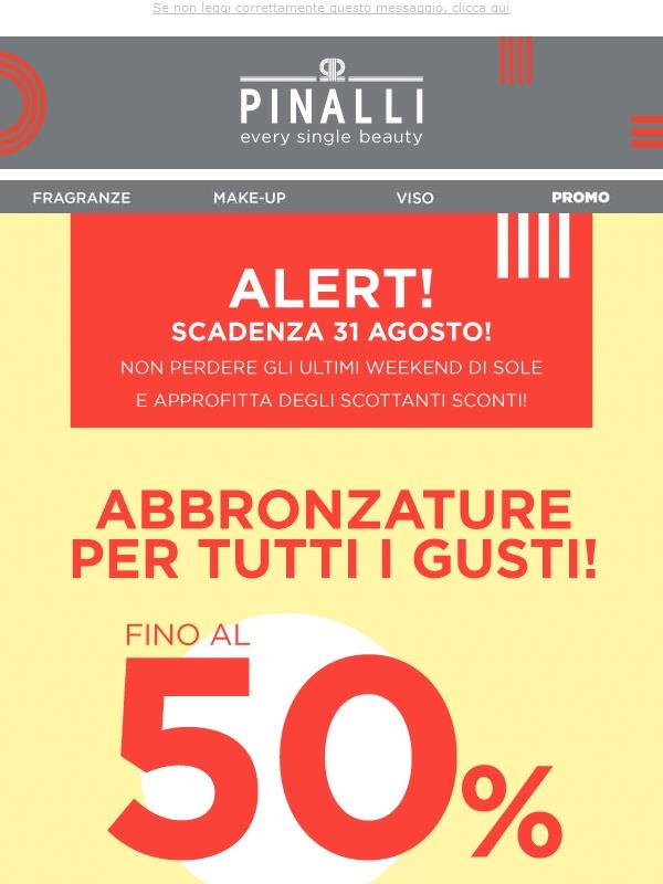 Last Call! Fino al 50% sui SOLARI!☀️