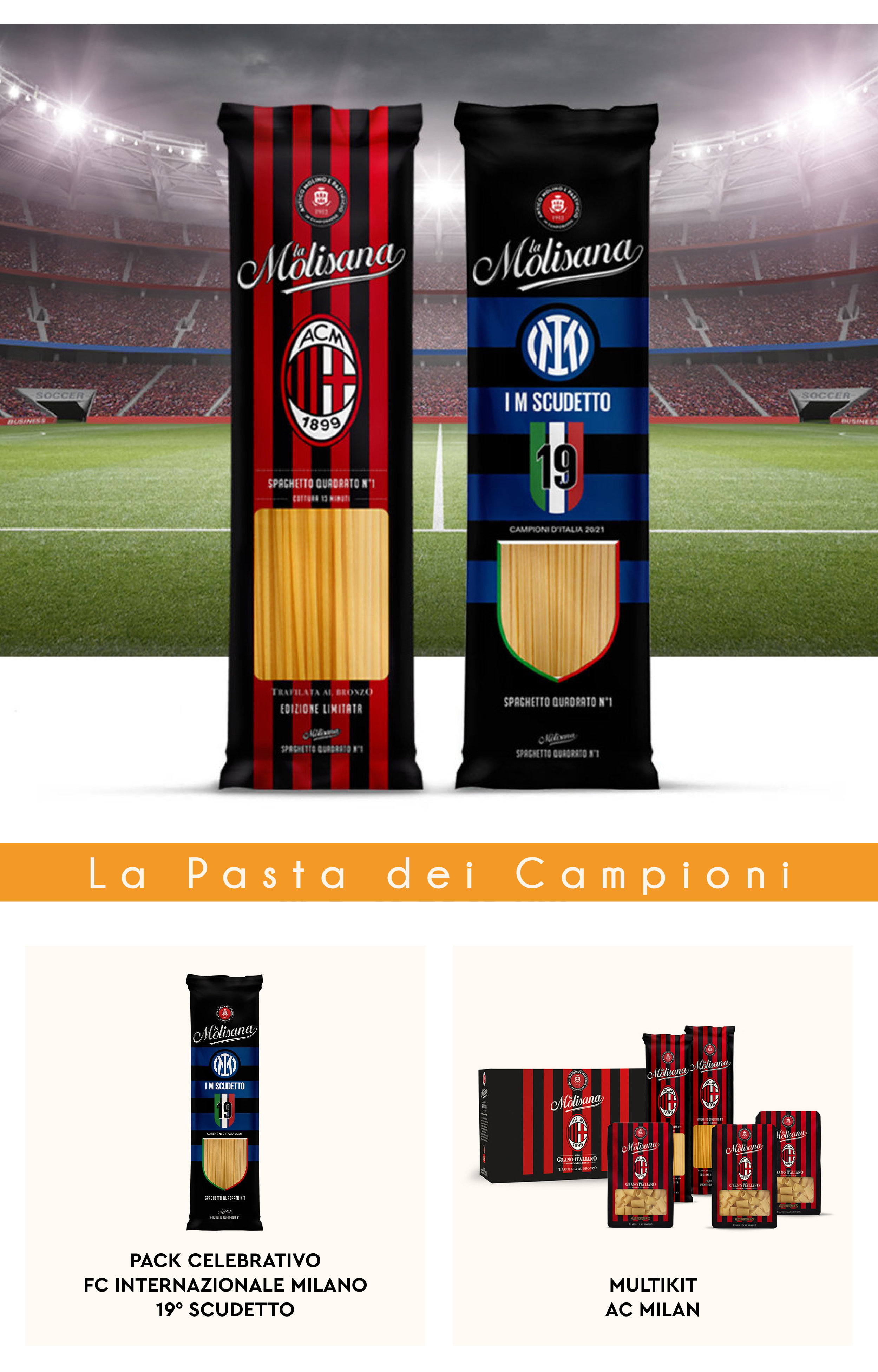 La Molisana pasta dei campioni