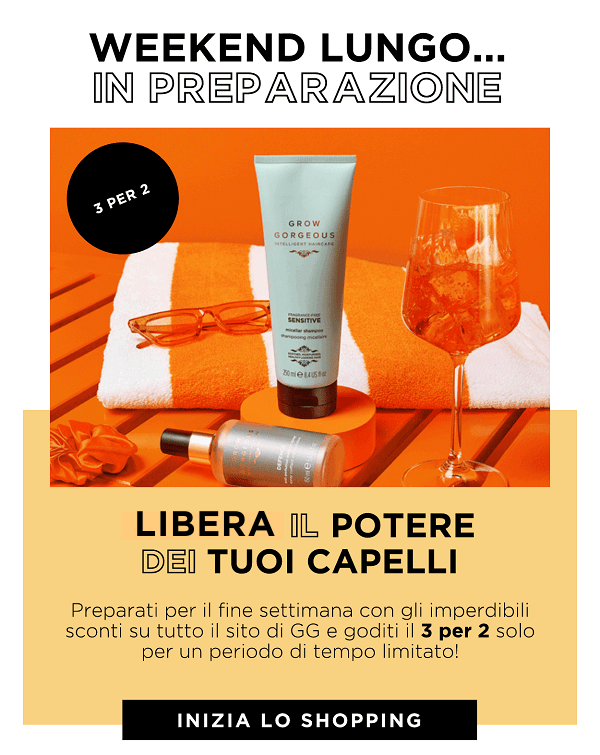 3 per 2 sul nostro sito