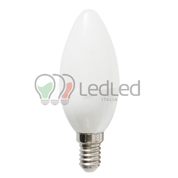 Immagine Lampadina Led C37 E14 3W Bianco Caldo 3000K