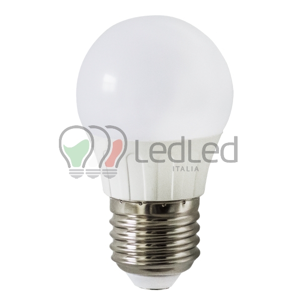 Immagine Lampadina Led G45 E27 3W Bianco Caldo 3000K
