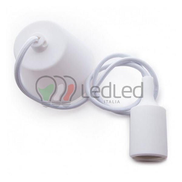 Immagine Pendel in silicone a sospensione E27 Bianco