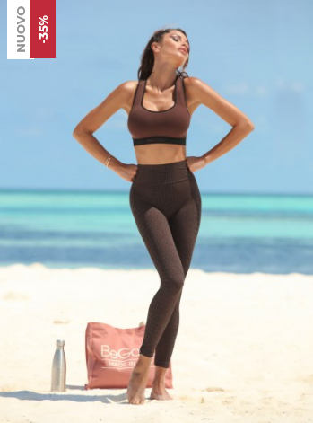 Completo Sport Donna: Top double-face + Legging Coccodrillo