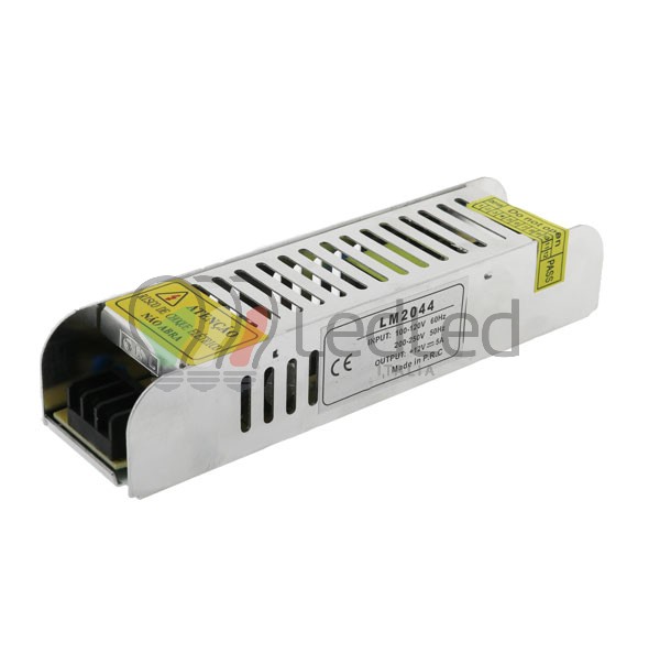 Immagine Alimentatore per striscia led 60W 12V DC 5A Trasformatore uso interno