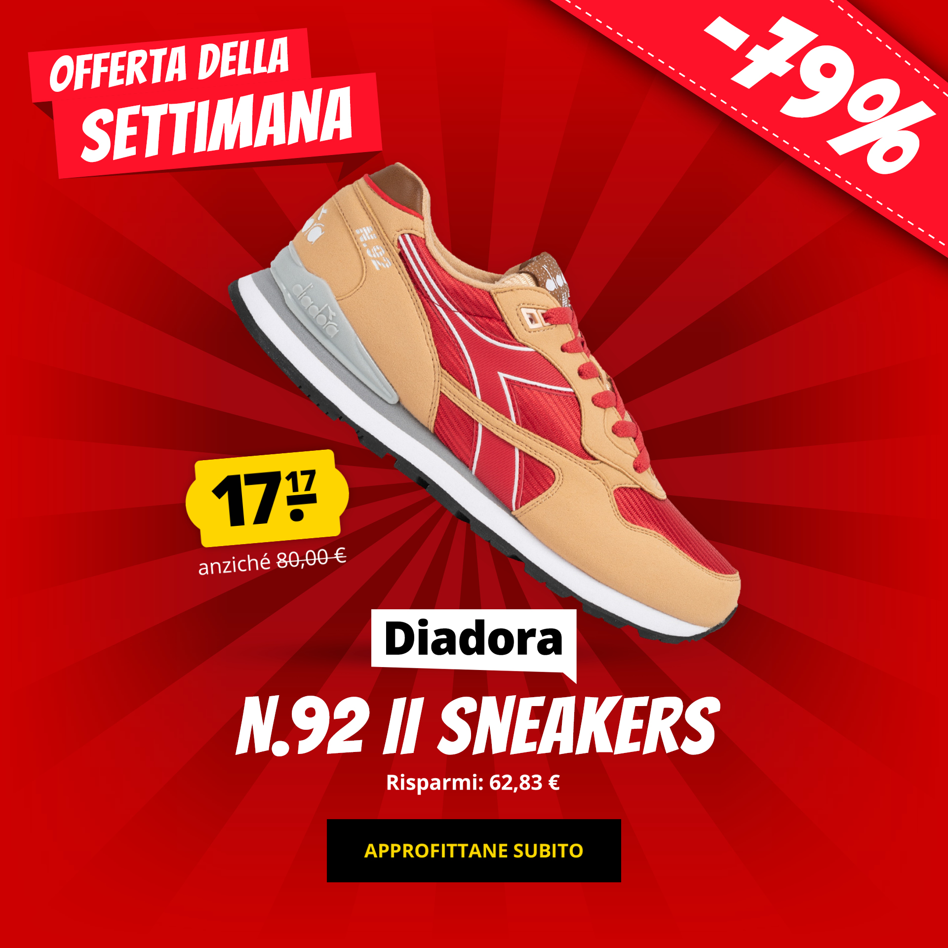 Diadora N.92 II Sneakers solo 17,17 €