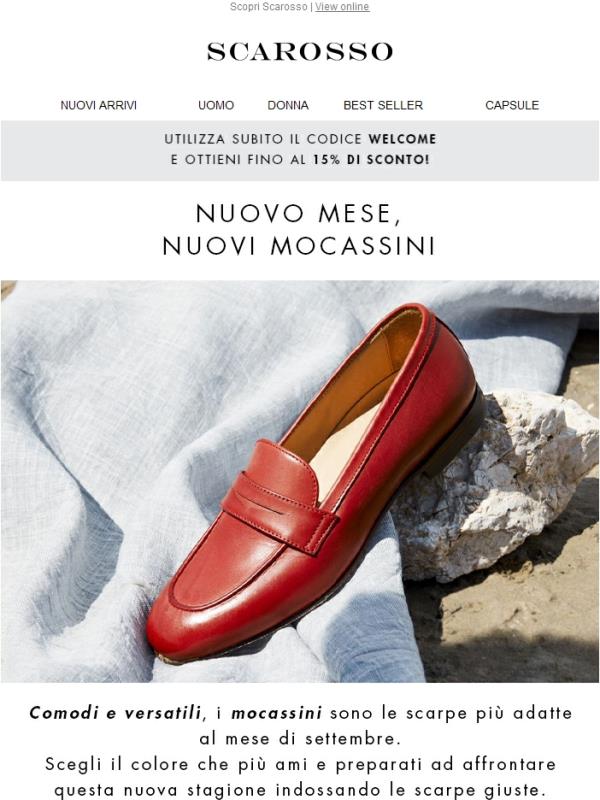 Scarosso mocassini michael - toni neutri. uomo farfetch pelle - Stileo.it