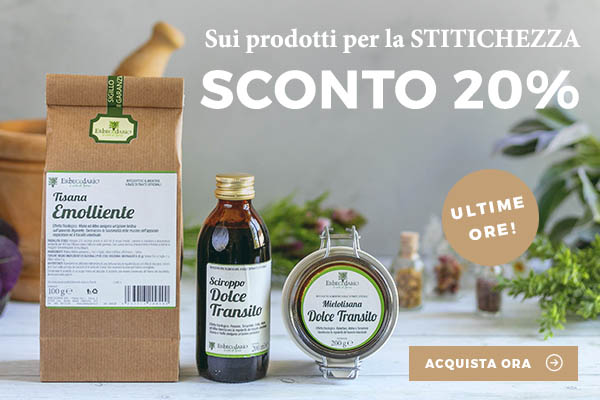 Prodotti Stitichezza sconto 20% Erbecedario