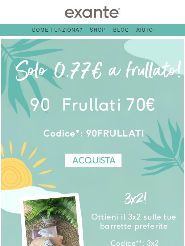 90 Frullati! SOLO 0.77€
