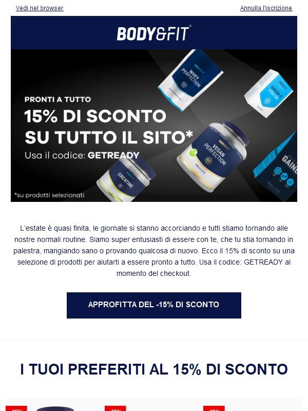 È tornato | 15% di sconto su tutto il sito