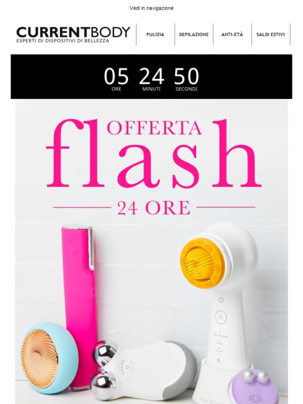 Offerta FLASH: Fino a 15€ di sconto EXTRA
