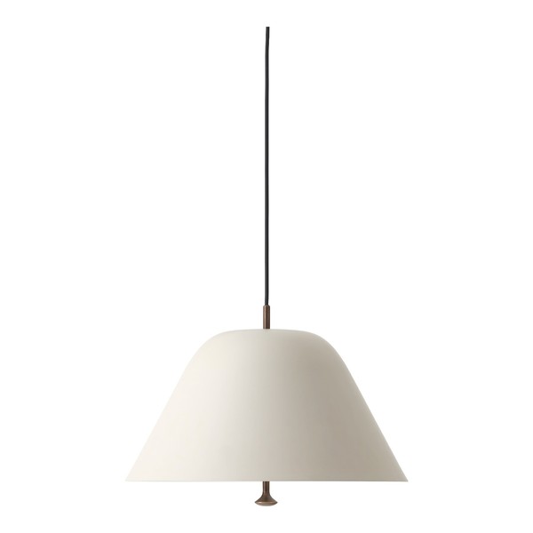 Lampada a sospensione Levitate, 40 cm, grigio - ottone bronzato