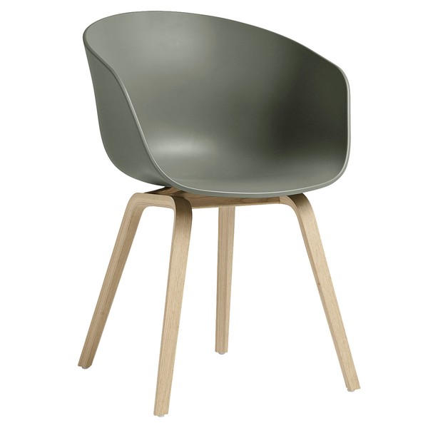 About A Chair AAC22, rovere laccato - dusty green