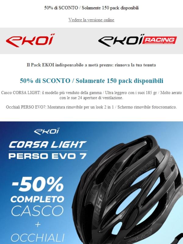 Il Pack EKOI indispensabile a metà prezzo: rinnova la tua tenuta