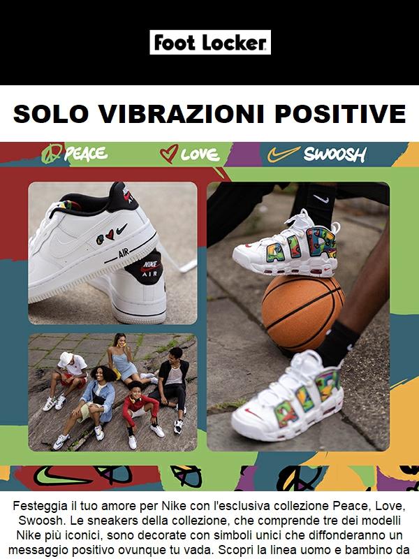 footlocker peace love swoosh