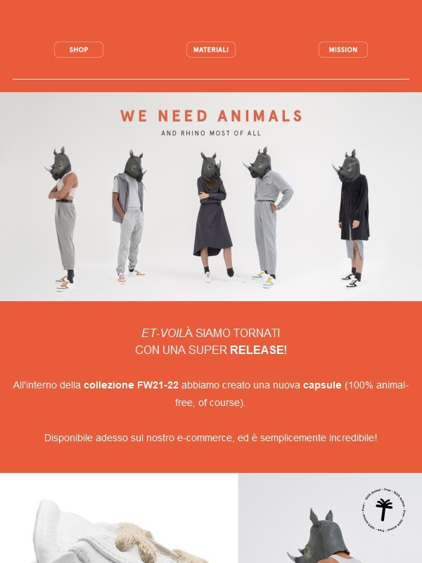 WE NEED ANIMALS | La nostra nuova CAPSULE a tutela dei Rinoceronti