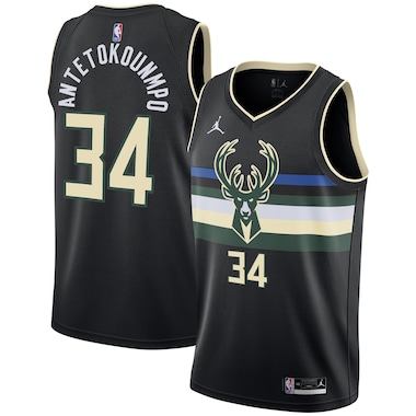 Milwaukee Bucks Jordan Statement Swingman Jersey - Giannis Antetokounmpo - Mens