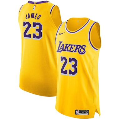 Los Angeles Lakers Nike Association Authentic Maglia - LeBron James- Uomo