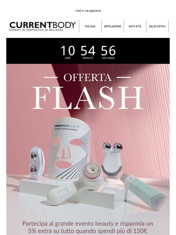 OFFERTA FLASH: 5% di sconto EXTRA