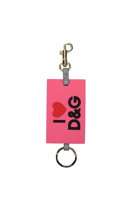 Dolce&Gabbana Key rings Women Rubber Fuchsia