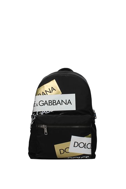 Dolce&Gabbana Backpack and bumbags Men Fabric  Black