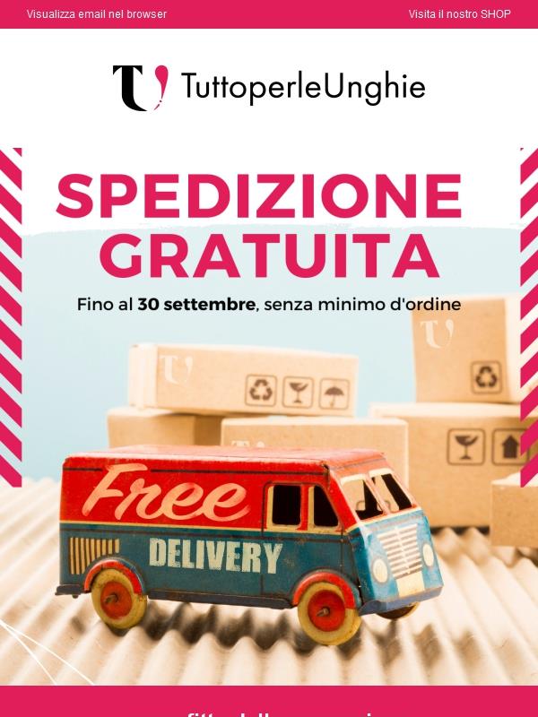 Spedizione gratuita senza minimo d'ordine. Affrettati!!