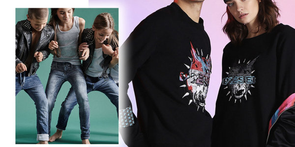 Diesel jeans e abbigliamento streetwear online a prezzi vantaggiosi