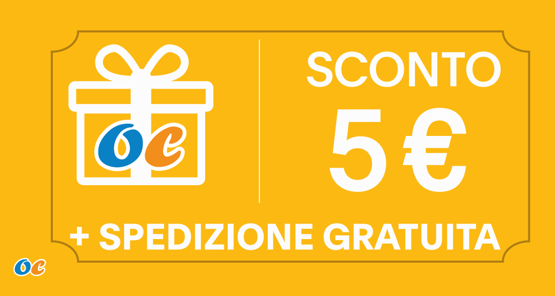 coupon 5€ e spedizione gratuita da 49€