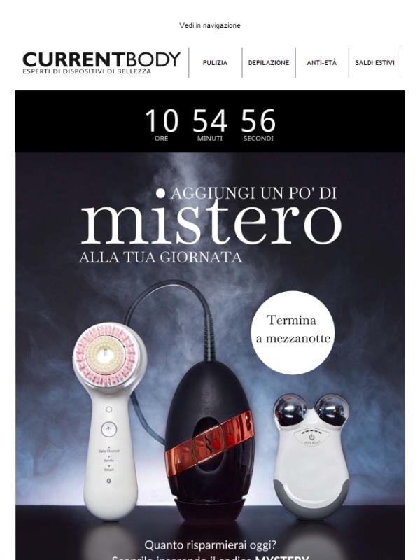 Quanto risparmierai oggi? SCONTO MISTERIOSO