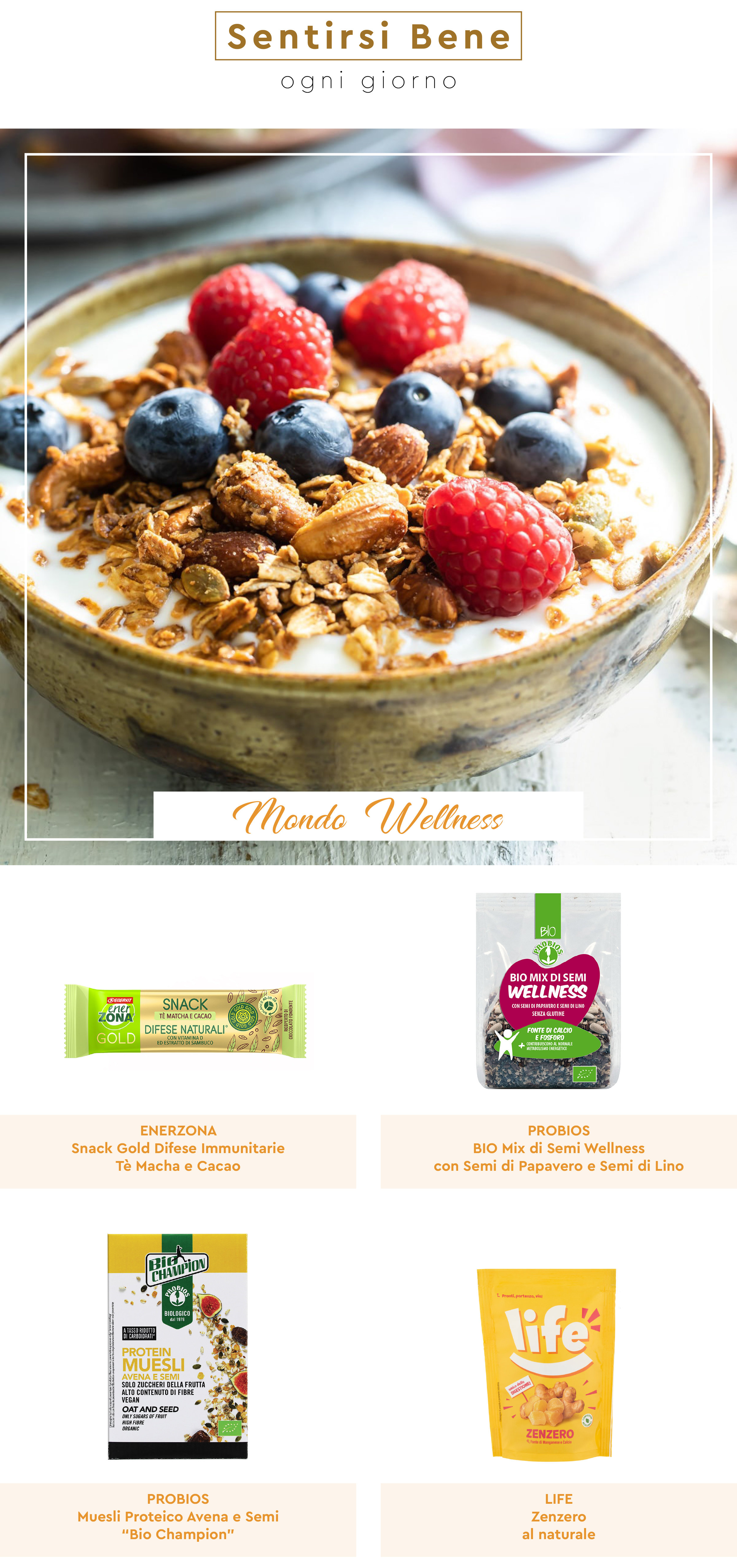 Mondo Wellness - multivitaminici, fermenti lattici, integratori