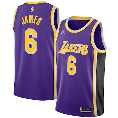 Los Angeles Lakers Jordan Statement Swingman Jersey - Lebron James - Mens