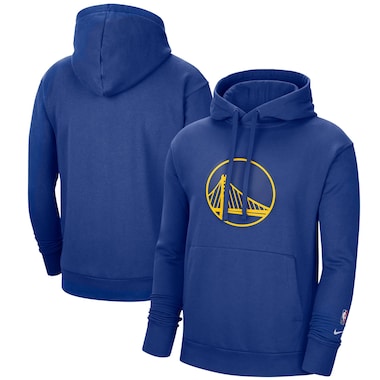 Golden State Warriors Nike Pullover Club Logo Fleece Felpa con cappuccio - Uomo
