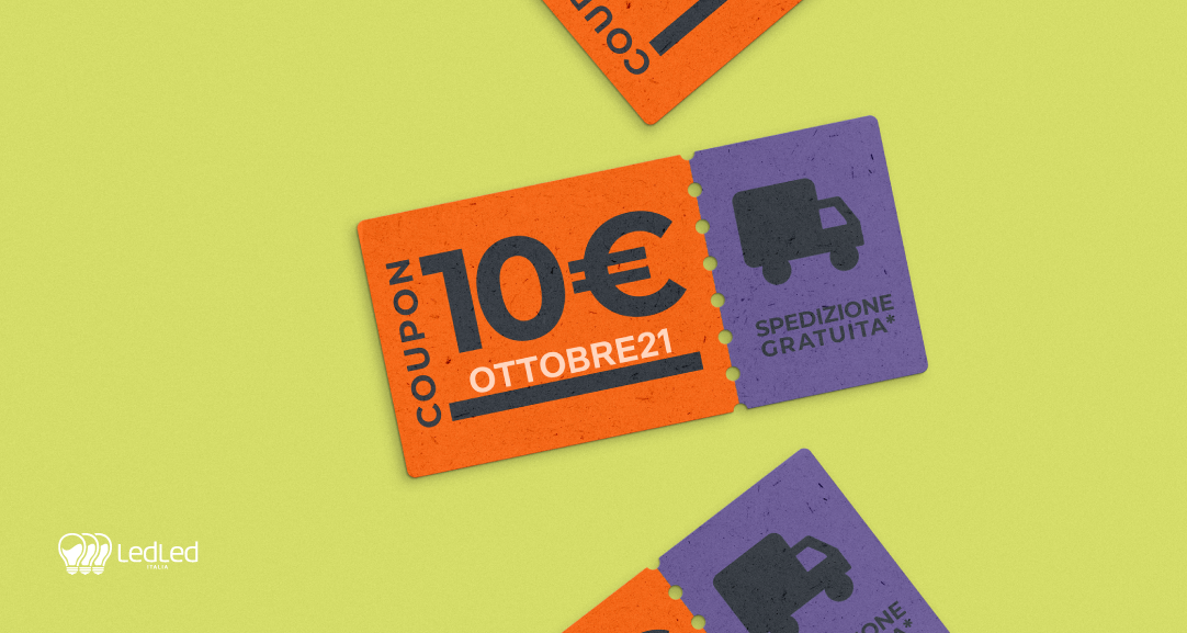 spedizione gratuita da 59€ e coupon da 10€