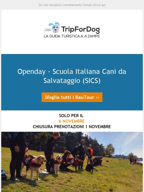 Openday – Scuola Italiana Cani da Salvataggio 🐾🐾(SICS)