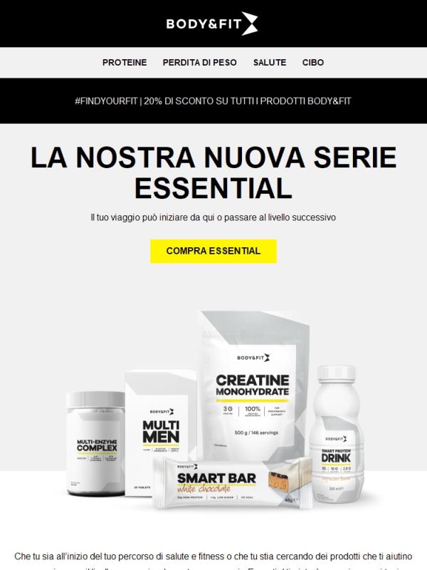 Scopri la nostra nuova serie Essential