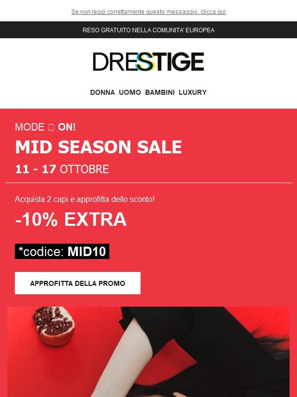 10% Extra | Mid Season Sale 👉 Mode: ON